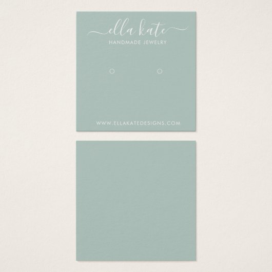 Modern Earring Display Card (Vorne & Hinten)