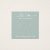 Modern Earring Display Card (Vorderseite)