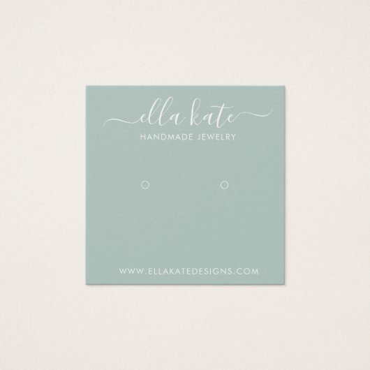 Modern Earring Display Card (Vorderseite)