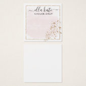 Modern Earring Display Card (Vorne & Hinten)