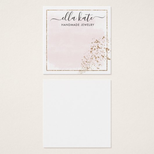 Modern Earring Display Card (Vorne & Hinten)