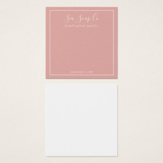 Modern Earring Display Card (Vorne & Hinten)