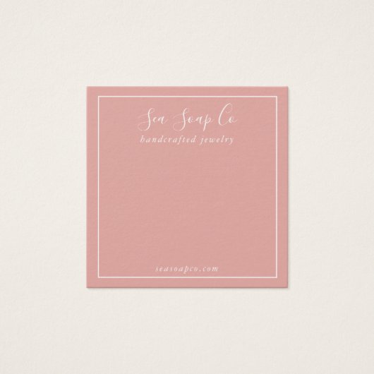 Modern Earring Display Card (Vorderseite)