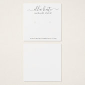 Modern Earring Display Card (Vorne & Hinten)