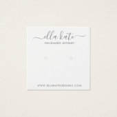 Modern Earring Display Card (Vorderseite)