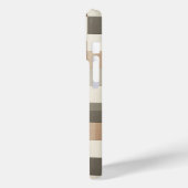 Modern Earth Tone Geometric Phone Case - Neutral  (Rückseite / Links)