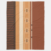 Modern Earth Tone – Minimalist Cozy Home Décor Fleecedecke (Vorderseite)
