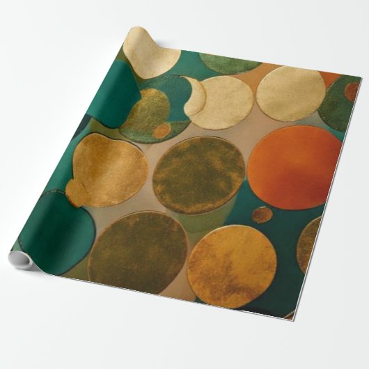 Modern Earthy Abstract  Geschenkpapier (Ungerollt)