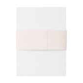 Modern Earthy Neutral Wedding Einladungsbanderole (Rückseitenbeispiel)