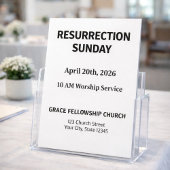 Modern Easter Church Flyer Template