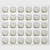 Modern Easter Eggs Beautiful Collection Geschenkpapier (Flach)