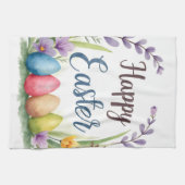 Modern Easter Eggs Beautiful Collection Geschirrtuch (Horizontal)