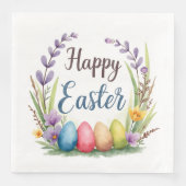 Modern Easter Eggs Beautiful Collection Serviette (Vorderseite)