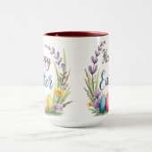 Modern Easter Eggs Beautiful Collection Tasse (Zentrum)
