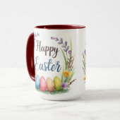 Modern Easter Eggs Beautiful Collection Tasse (Vorderseite Links)