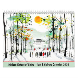 Modern Echoes of China – Ink & Culture Calendar 20 Kalender