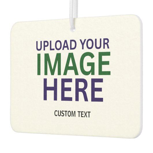 Modern Editable White Minimal Text Design Template Autolufterfrischer (Links)