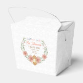 Modern Eid Mubarak Arabic Calligraphy Floral Lamp  Geschenkschachtel (Rückseite)