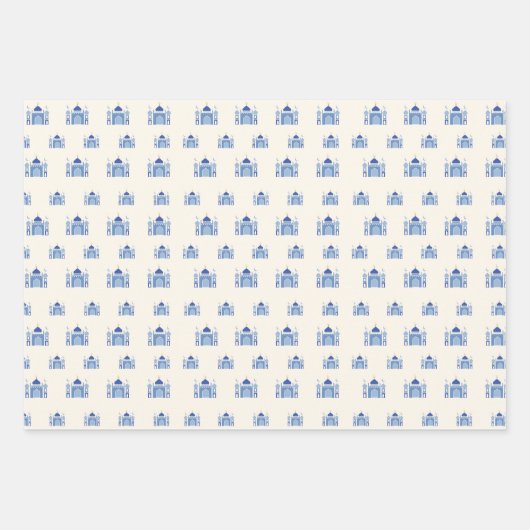 Modern Eid Mubarak Gift Wrapping Paper  Geschenkpapier Set (Vorderseite)