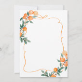 Modern Eine kleine Süsse mit Babydusche Einladung (Rückseite)