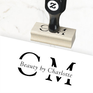 Modern, einfach, beruflich gummistempel