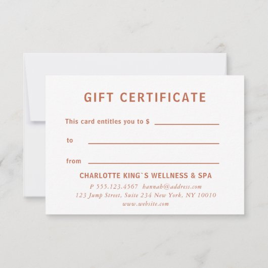 Modern, einfach, beruflich, Salon, hellgrün (Rückseite)