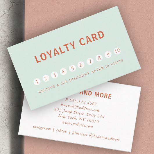 Modern, einfach, beruflich, Salon, hellgrün Visitenkarte