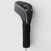 Modern Einfach Bester Opa von Par  Golf Headcover (angewinkelt)