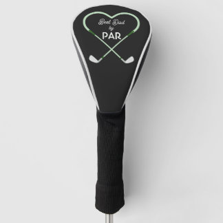 Modern Einfach Bester Vater von Par Golf Headcover