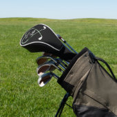 Modern Einfach Bester Vater von Par Golf Headcover (In SItu)