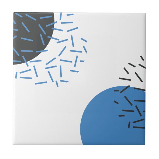 Modern, einfach, cool, abstrakt, grafisch fliese (Vorderseite)