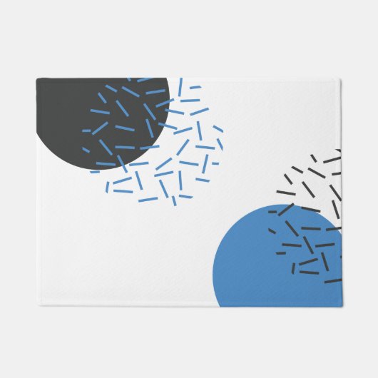 Modern, einfach, cool, abstrakt, grafisch fußmatte (Vorderseite)