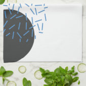 Modern, einfach, cool, abstrakt, grafisch geschirrtuch (Gefaltet)