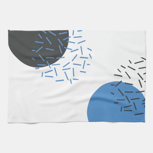Modern, einfach, cool, abstrakt, grafisch geschirrtuch (Horizontal)