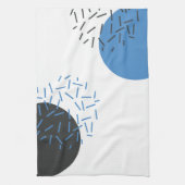 Modern, einfach, cool, abstrakt, grafisch geschirrtuch (Vertikal)