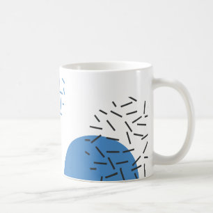 Modern, einfach, cool, abstrakt, grafisch kaffeetasse