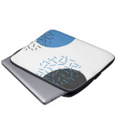Modern, einfach, cool, abstrakt, grafisch laptopschutzhülle (Vorne Knopf)