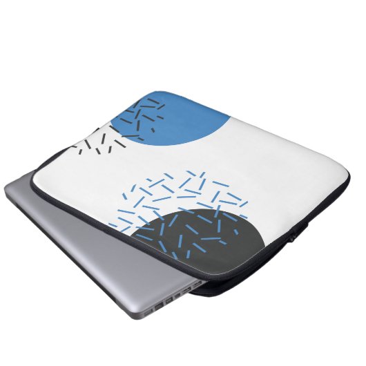 Modern, einfach, cool, abstrakt, grafisch laptopschutzhülle (Vorne Knopf)