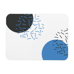 Modern, einfach, cool, abstrakt, grafisch magnet
