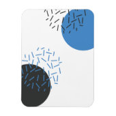 Modern, einfach, cool, abstrakt, grafisch magnet (Vertikal)
