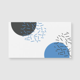 Modern, einfach, cool, abstrakt, grafisch magnetkarte