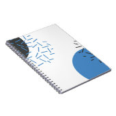 Modern, einfach, cool, abstrakt, grafisch notizblock (Rechte Seite)