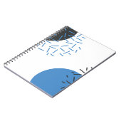 Modern, einfach, cool, abstrakt, grafisch notizblock (Linke Seite)
