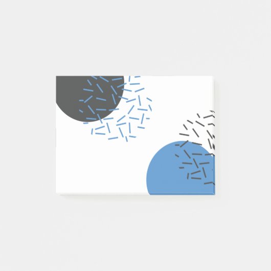 Modern, einfach, cool, abstrakt, grafisch post-it klebezettel (Vorderseite)