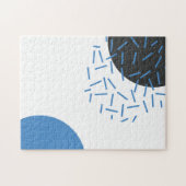 Modern, einfach, cool, abstrakt, grafisch puzzle (Horizontal)