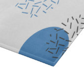 Modern, einfach, cool, abstrakt, grafisch schneidebrett (Ecke)