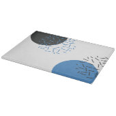 Modern, einfach, cool, abstrakt, grafisch schneidebrett (Ecke)