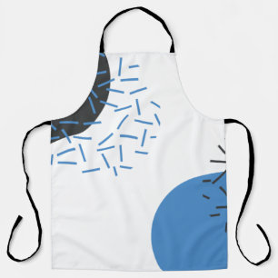 Modern, einfach, cool, abstrakt, grafisch schürze