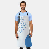 Modern, einfach, cool, abstrakt, grafisch schürze (Getragen)