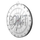 Modern, einfach, cool, urban design Don't Hide Dartscheibe (Vorderseite rechts)